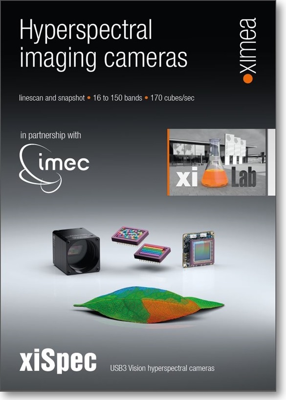 Hyperspectral sensors IMEC camera USB3 smallest